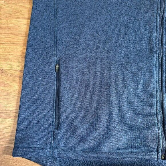 L.L. Bean Sweater Fleece Vest Bright Navy Blue | Men’s XXL Tall - Picture 13 of 13